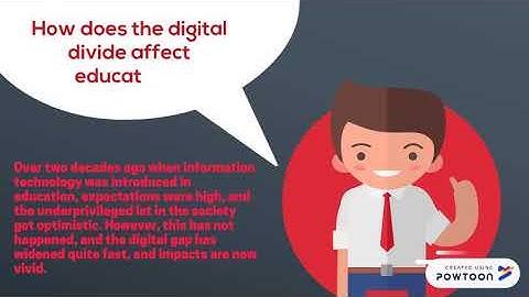 DIGITAL DIVIDE IN EDUCATION