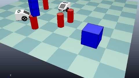 Robot Simulator: wheeled vehicles in V-REP