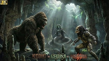 KONG vs MEDUSA vs PREDATOR – Epic Monster Fight (4K)