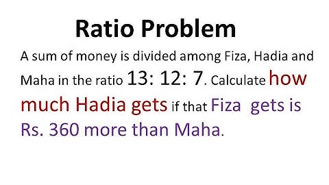How to solve this Ratio Problem | Quantitative Ability Problems