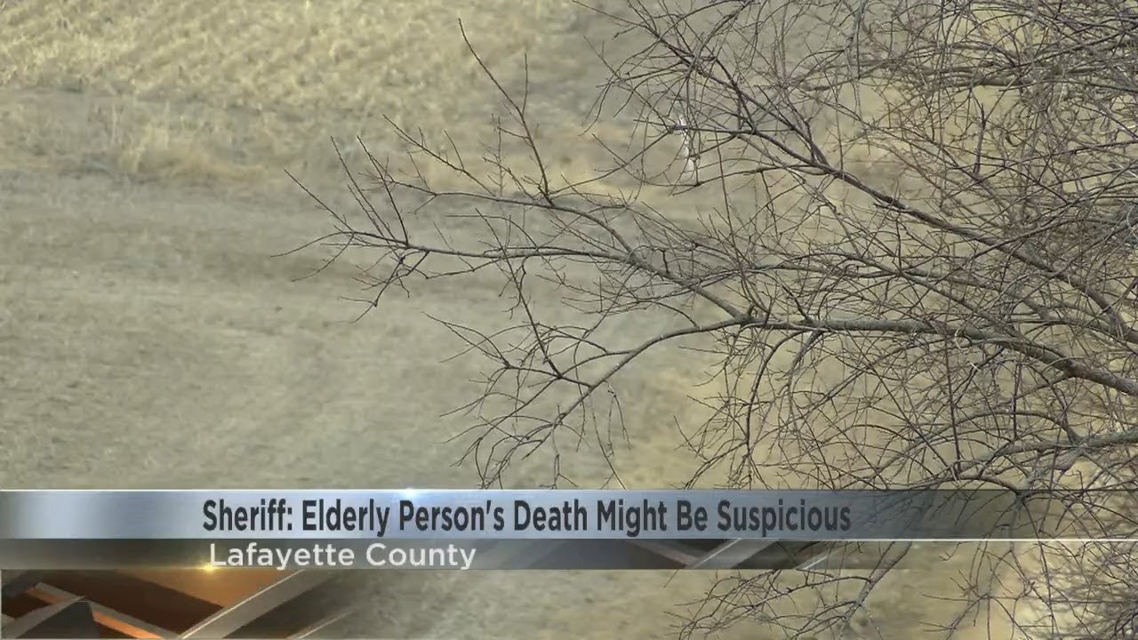 Sheriff Lafayette county: Elderly person's death might be suspicious