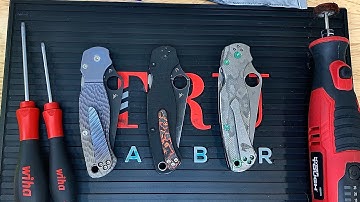 How to improve the action on Spyderco knives (Applies to all knives with bronze washers)