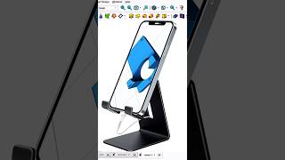 This Mobile Stand Was Modeled in FreeCAD #FreeCAD  #3DPrinting  #3dmodeling  #freecadtutorial #ai