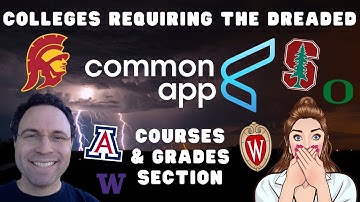 Common App Courses & Grades Section: Which Colleges Require It? | 2024-2025