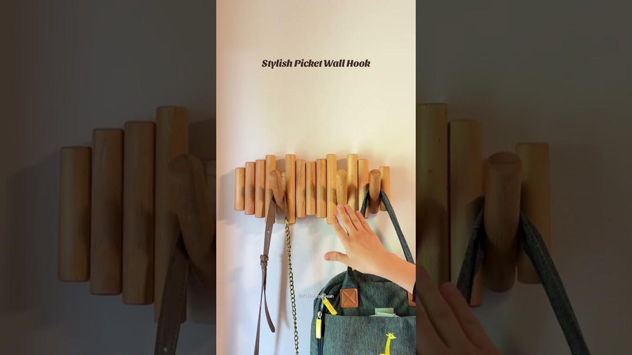 I have seen this minimalist wall hooks all over my FYP