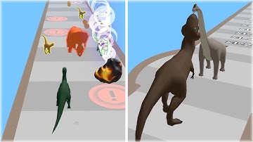 MAX LEVEL in Dinosaur Merge Run Game!