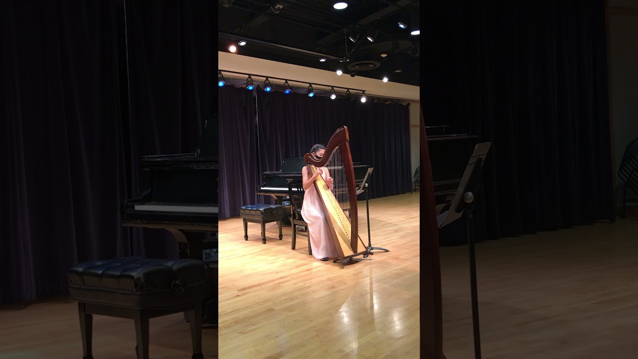 Moon spinner by Kathryn Cater. Harp