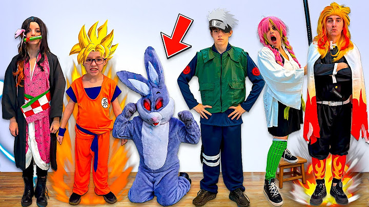 THE EVIL RABBIT - WE BECAME ANIME CHARACTERS AND DEFEAT THE BIG RABBIT! WHO ARE THEY? - Part 64