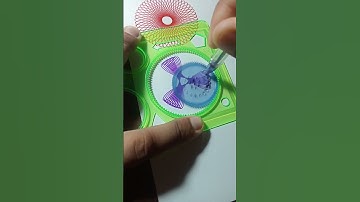 How many rotations did the pen make in total? ?? #Spirograph #satisfying #shorts