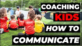 Teaching KIDS what to SAY on the pitch