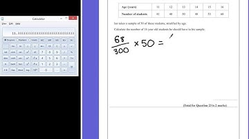 PGSMaths: EdExcel March 2013 2H Q23 - Stratified Sampling