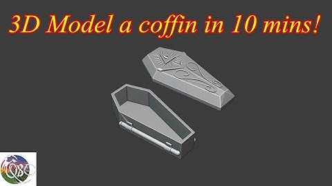 How to 3d model a coffin in 10 mins! (and do the details in like an hour)
