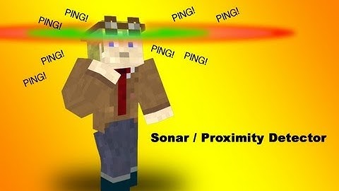 Sonar / Area proximity detector in vanila minecraft