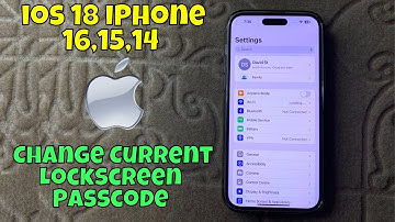 How to Change Current Lockscreen Passcode on ios 18 iPhone 16,15,14