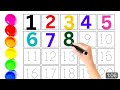 Learn 1 to 20 counting numbers | 123 number | one two three numbers |105