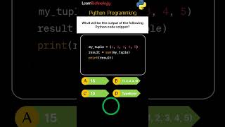what will be the output of the following python code? #pythonprogramming #pythontutorial #python