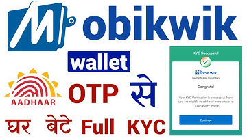 mobikwik full kyc kaise kare | Mobikwik KYC  kaise kare | Aadhar OTP full kyc | Mobikwk Wallet