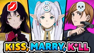 Download Lagu KISS 💋 MARRY 💍KILL 💀 Anime GIRLS ♀️ 300 Anime Females MP3