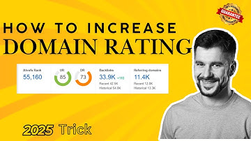 How to Increase Ahrefs Domain Rating (DR) | 2025 Trick