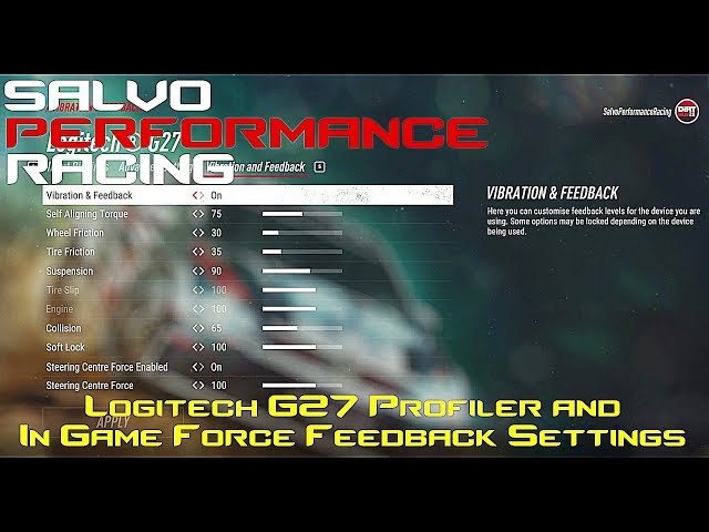 FIX] Logitech G27 Profiler Update 