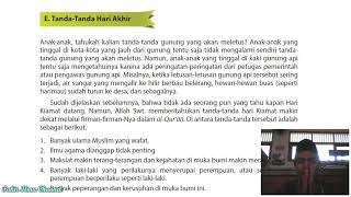 Pembelajaran PAI Kelas 6 || Tanda-tanda dan Hikmah Percaya Hari Akhir