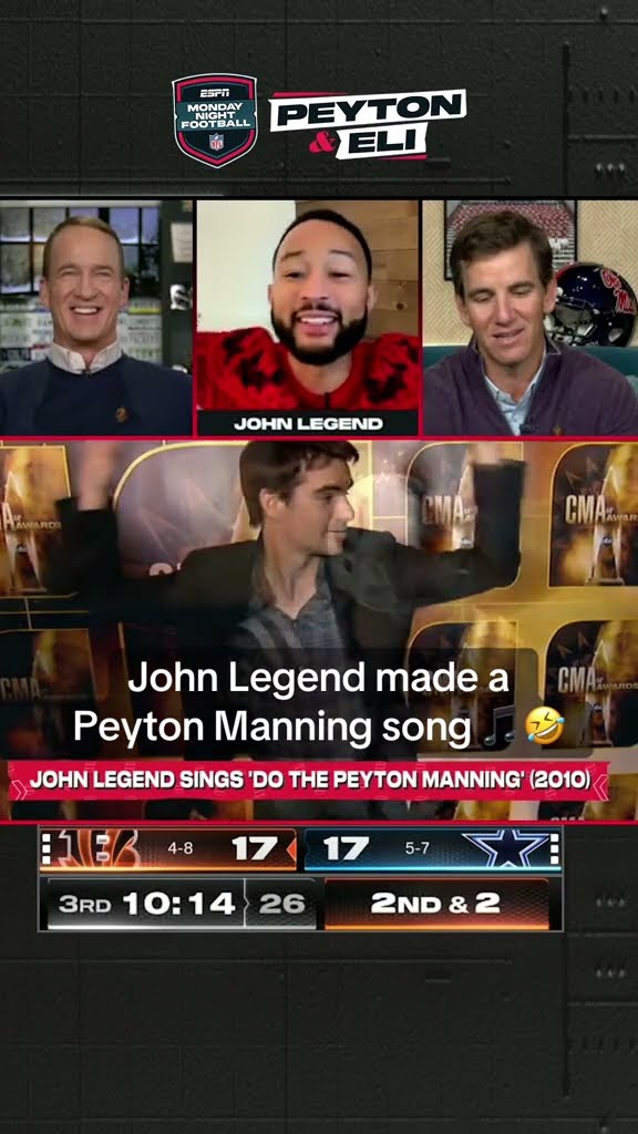 John Legend made a Peyton Manning song ?