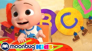 The ABC Song - Sing Along | @CoComelon | Moonbug Literacy