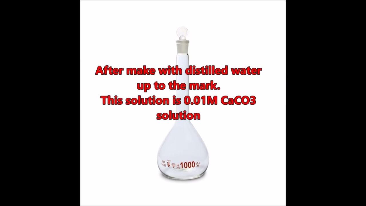 0 01m edta solution preparation and standrazation youtube