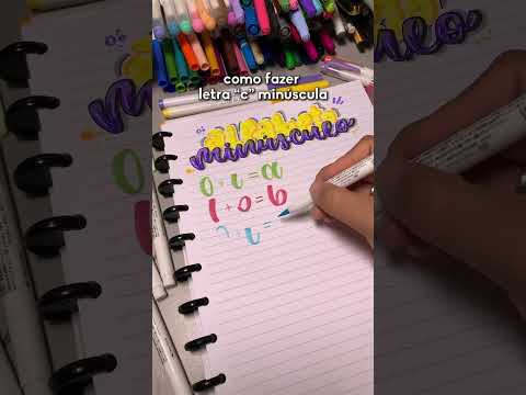 Como Fazer Letra C Minúscula