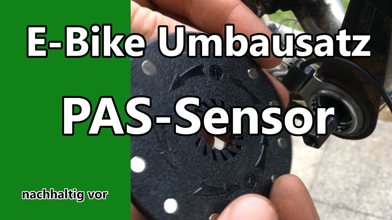 Wie PAS-SENSOR montieren? - vom Fahrrad zum Pedelec - Teil 3 