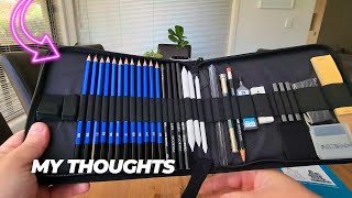 NIL - TECH 37-Piece Premium Art Set Shading Pencils for Drawing, Includes Tutorials and Sketch Pad