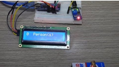 Arduino - Counting the Number Of People that come In using LDR Sensor Module #arduino #ldrsensor
