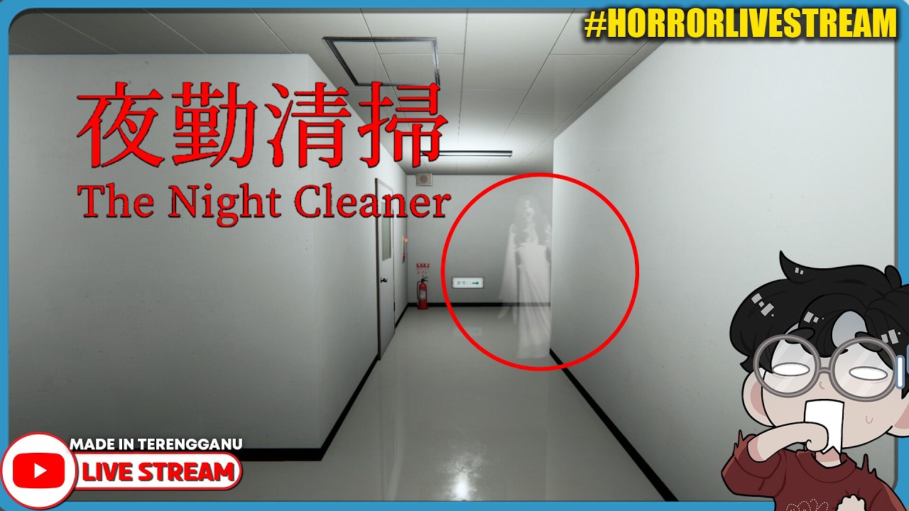 *SERAM!!* KERJA CLEANER PEJABAT WAKTU MALAM! ||🔴 The Night Cleaner (Malaysia) 