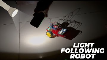 Light Following Robot Kit using Arduino | Build, Program & Explore Robotics!