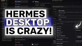 Hermes Agent Desktop + واجهات برمجة تطبيقات مجانية: هذا في الواقع واحد من أفضل تطبيقات العملاء! screenshot 3