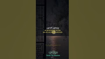 سورة الماعون ┇القارئ: عبد الرحمن مسعد