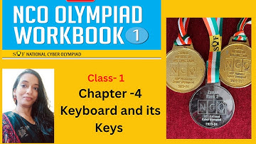 NCO-  SOF National Cyber Olympiad | Class - 1| chapter- 4 | Keyboard and its keys | workbook | SOF|