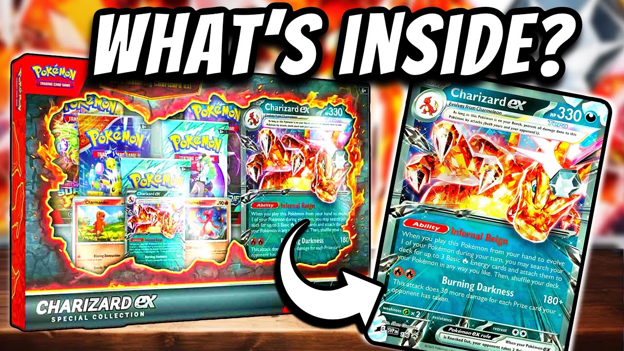 pokmon - trading card game: charizard ex special collection Pokemon TCG Behold the spellbinding POKMON TCG Charizard ex Premium Collection Pokemon TCG Charizard ex Super