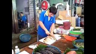 龜山鄉中和南路傳統市場魚販叫賣哥鮭魚篇