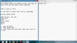 How to make your own software using notepad!!!! screenshot 5