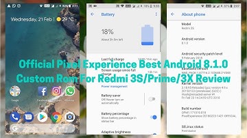 Official Pixel Experience Best Android 8.1.0 Custom Rom For Redmi 3S/Prime/3X