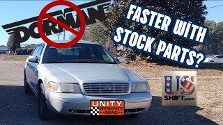 4.6 2 Valve FORD Intake TEST: Is a Stock PI intake faster than a Dorman intake??? Crown Vic LX Sport