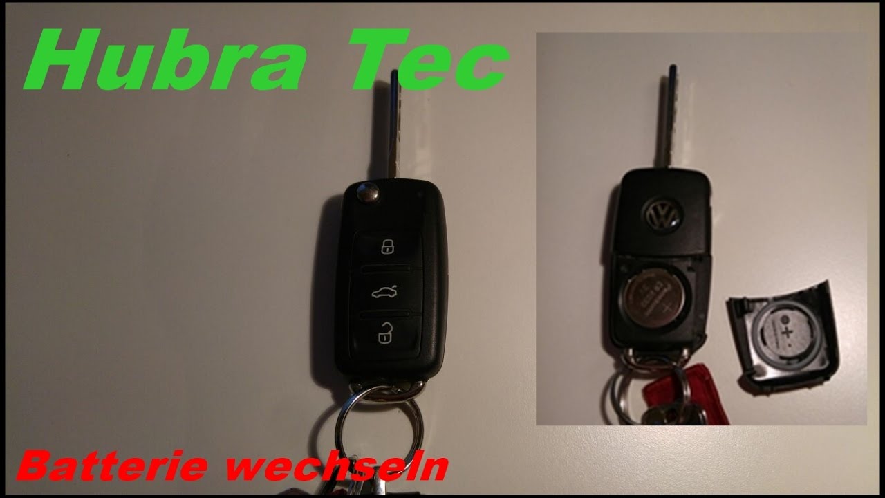 Varta Ersatz Schlüssel Batterie für VW Touran Tiguan Polo UP Jetta Golf 6  Beetle