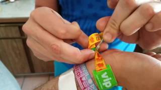 How to remove coachella wristband (2017)