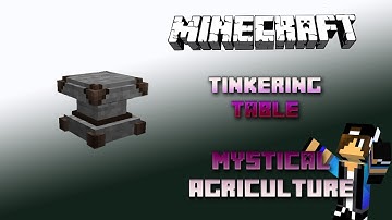 Tinkering Table 🍎🪴🍋 Minecraft Mystical Agriculture Tutorial 🍎🪴🍋 English 🍎🪴🍋 #Minecraft