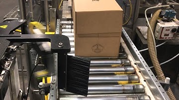 Label Printer Applicator with Swing-Arm Dual Panel Applicator