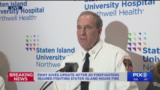 FDNY provide update on firefighters injured in SI fire