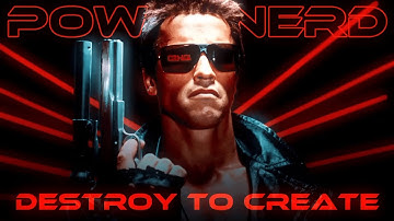 POWERNERD -  DESTROY TO CREATE (Synthwave/Cyberpunk/Midtempo/Shredwave)