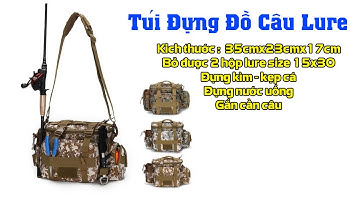 Túi Đựng Đồ Câu Lure - Túi Đựng Cần Lure Siêu Tiện Lợi - 290K FREE SHIP - LH 0982510555