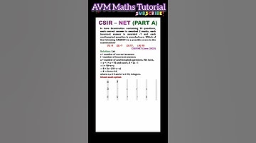 CSIR NET PART A questions | #csirnet | #csirnetmaths | #csir